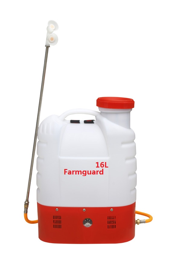 What are the safety requirements for the use of battery sprayers?